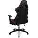 Red |#| Reclining Faux Leather Gaming Chair - Adjustable Arms & Footrest - Black & Red