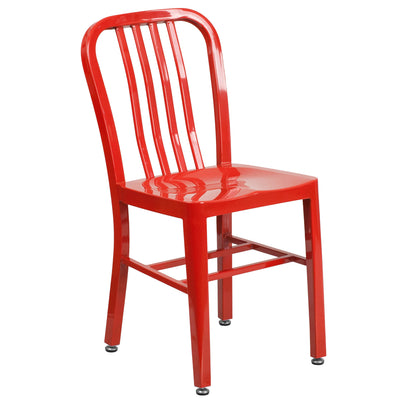 Commercial Grade Metal Indoor-Outdoor Chair - View 1