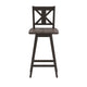 Gray Wash Walnut |#| Commercial 360° Swivel Wood Bar Height Stool in Gray Wash Walnut