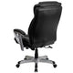 Black LeatherSoft |#| Big & Tall 400 lb. Rated High Back Black LeatherSoft Executive Office Chair